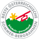 Auszeichnung Best österreichische Sommerbergbahn